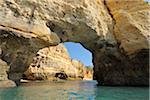 Cliffs with Natural Arches between Armacao de Pera and Portimao, Benagil, Lagoa, Portugal