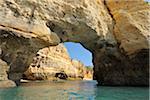 Cliffs with Natural Arches between Armacao de Pera and Portimao, Benagil, Lagoa, Portugal