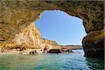 Cliffs with Natural Arch between Armacao de Pera and Portimao, Benagil, Lagoa, Portugal