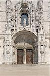 Door at Jeronimos Monastery, UNESCO World Heritage Site, Belem, Lisbon, Portugal