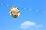 Straw hat and sky