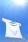 T-shirt and sky