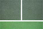 White lines on tennis court