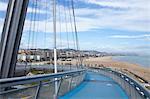 Pedestrian bridge in Pescara, Abruzzo, Italy