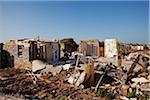 Tornado Damage in Residential Neighbourhood, Moore, Oklahoma, USA.