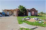 Home Damaged by Tornado , Moore, Oklahoma, USA.