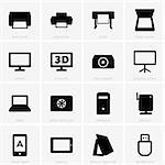 Set of computer icons