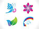 abstract spring icon template vector illustration