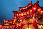thean hou temple in kuala lumpur malaysia during chinese new year celebration