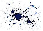 blue splash watercolor painting