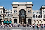 Vittorio Emanuele II Gallery in Milan, Lombardy, Italy