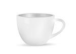 simple coffee mug concept illustration design over white