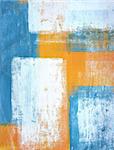 This is an image of an abstract art painting by T30 Gallery