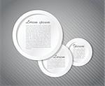 Speech text bubbles illustration design graphic template
