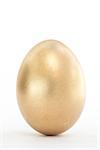 Golden handpainted egg