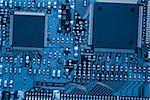 Blue Printed Circuit Board
