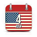 Calendar for Independence Day