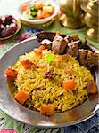 arab rice, ramadan food in middle east usually served with tandoor lamb