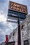 The famous Allens boots cowboy boot store, Austin Texas, USA