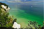 Chalk Cliffs and Sea, Jasmund National Park, Ruegen Island, Mecklenburg-Vorpommern, Germany