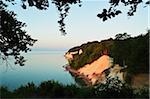 Chalk Cliffs at Sunrise, Jasmund National Park, Ruegen Island, Mecklenburg-Vorpommern, Germany