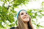 Portrait of Teenage Girl, Feudenheim, Mannheim, Baden-Wurttemberg, Germany