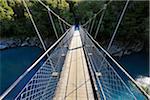 Suspension Bridge, Hokitika Gorge, Kokatahi, West Coast, South Island, New Zealand