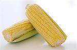 Two cobs of corn