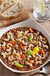 Lentil Soup with Hot Peppers and Elbow Macaroni