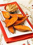 Roasted Sweet Potatoes with Cinnamon Butter