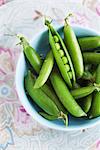 A bowl of young peas