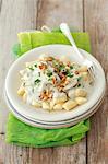 Gnocchi with pear and Gorgonzola sauce