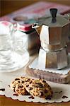 Muesli biscuits with chocolate chips