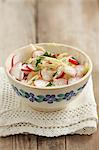 Coleslaw with radishes