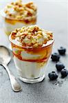 Yoghurt with honey and muesli