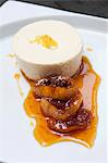 Individual Cheesecake with Fig Sauce