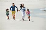 Family enjoying on the beach