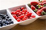 Assorted berries on a tray