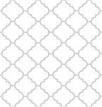 Simple geometric monochrome vector seamless pattern