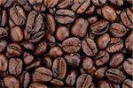 Hires coffee beans closeup background