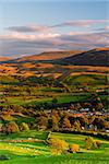 Sedbergh city in Yorkshire Dales National Park in England