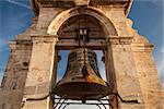 Bell of the Micalet bell tower cathedral in Valencia, Spain.