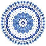 Blue round lace Also available as a Vector in Adobe illustrator EPS format, compressed in a zip file. The vector version be scaled to any size without loss of quality.