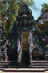 Entrance gate in Goa Lawah Bat Cave temple, Bali, Indonesia