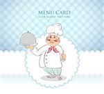 Vector illustration of Chef cook men