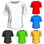 set of shirts,  this illustration may be useful as designer work