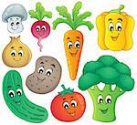 Vegetable theme collection 4 - eps10 vector illustration.