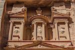 Al Khazneh or The Treasury in nabatean petra jordan middle east