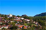 old village of tiradente in minas gerais state brazil