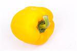 yellow peppers isolated on a white background